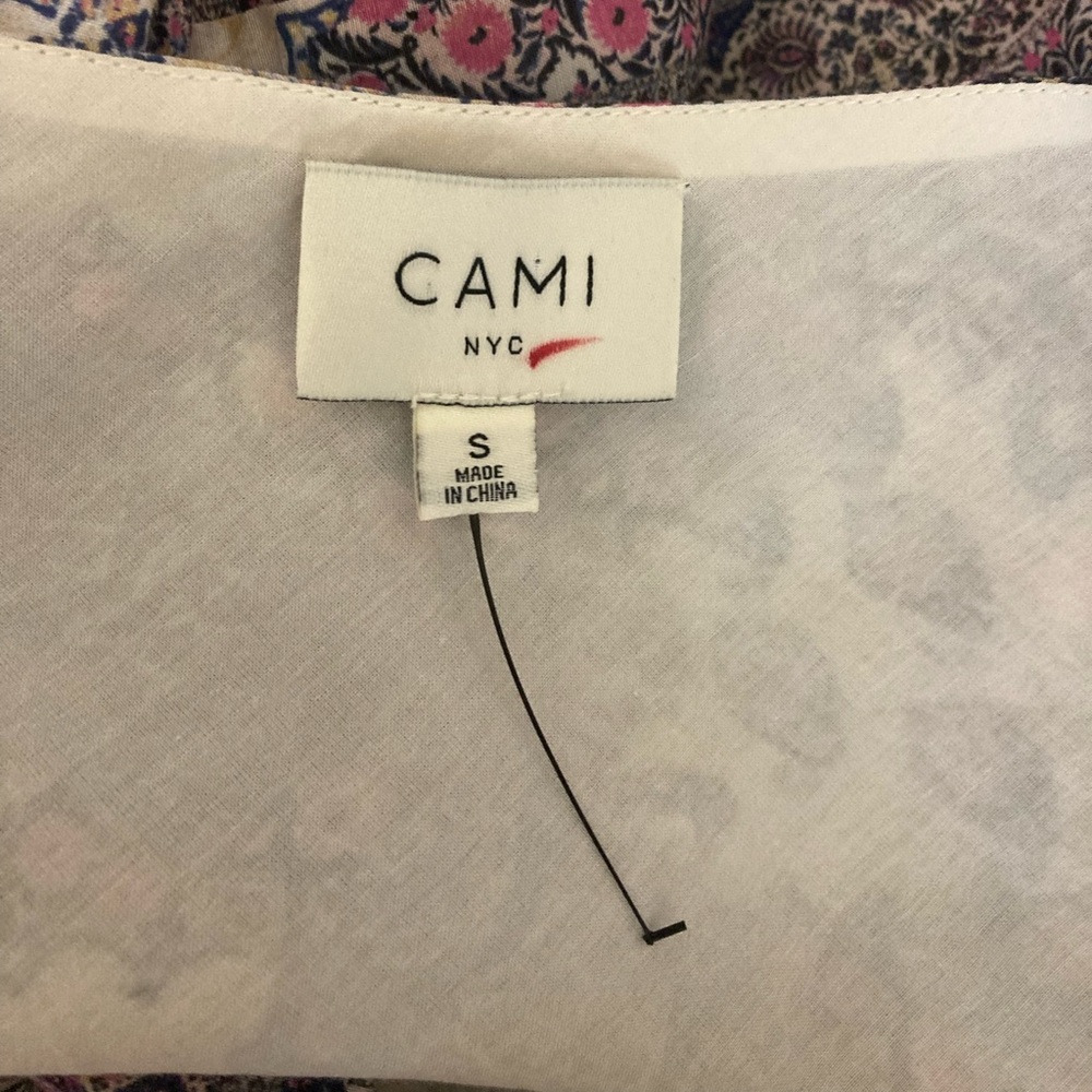 Cami NYC Women’s Floral Paisley Patchwork Shivani One Shoulder Top With Ruffle - Picture 6 of 7